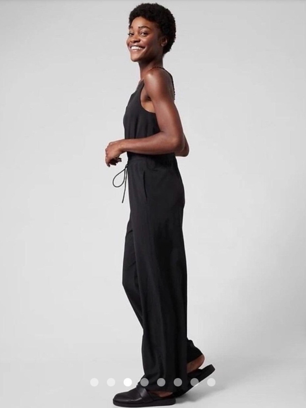 Athleta Savannah Jumpsuit Size 8 - Picture 3 of 7